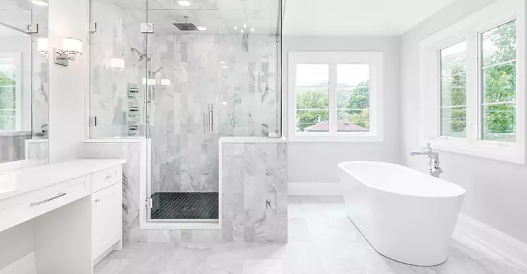 Full Shower Remodel in Mineola