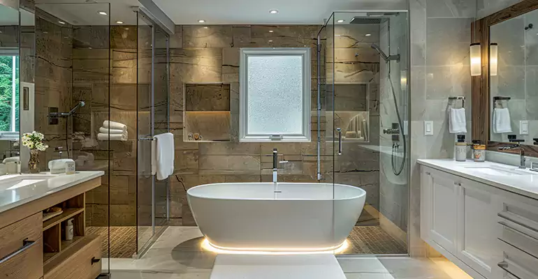 Master Suite Bathroom Remodel in Mineola, TX