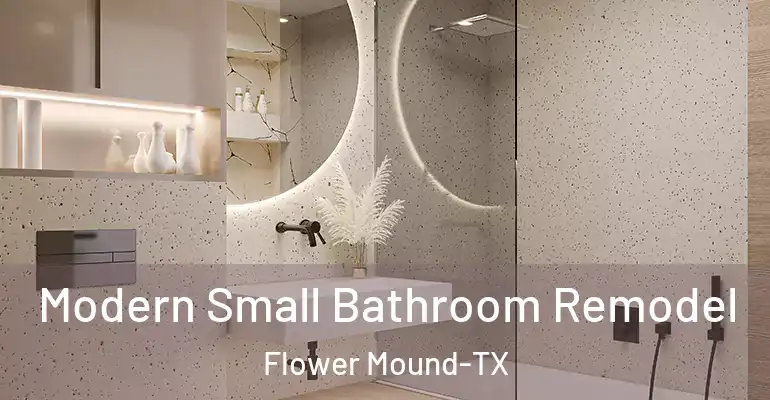 inner Bathroom imggen Modern Small Bathroom Remodel Flower Mound-TX