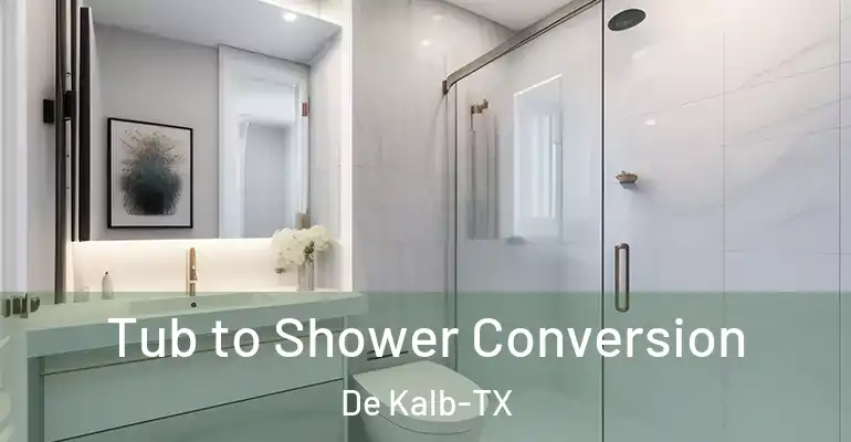 inner Bathroom imggen Tub to Shower Conversion De Kalb-TX